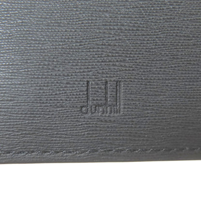 Dunhill Gunmetal business card holder Card Case Leather Ladies [Used]