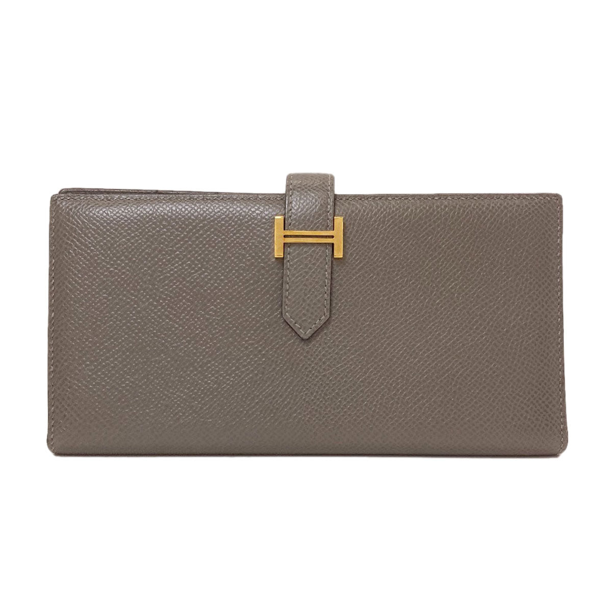 HERMES Beansufla Long wallet (with coin pocket) Epsom Ladies [Used]