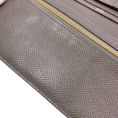 HERMES Beansufla Long wallet (with coin pocket) Epsom Ladies [Used]