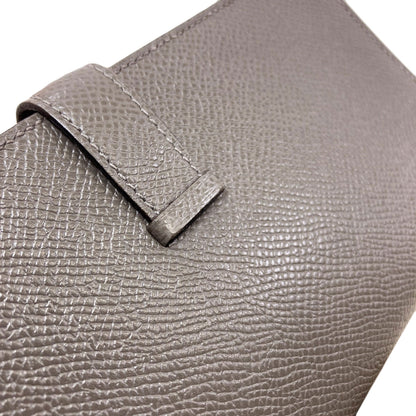 HERMES Beansufla Long wallet (with coin pocket) Epsom Ladies [Used]