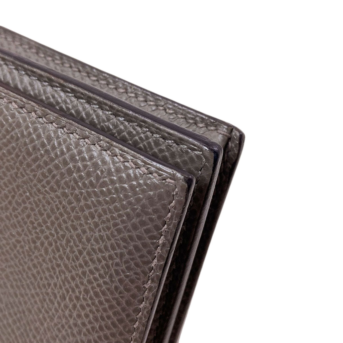 HERMES Beansufla Long wallet (with coin pocket) Epsom Ladies [Used]