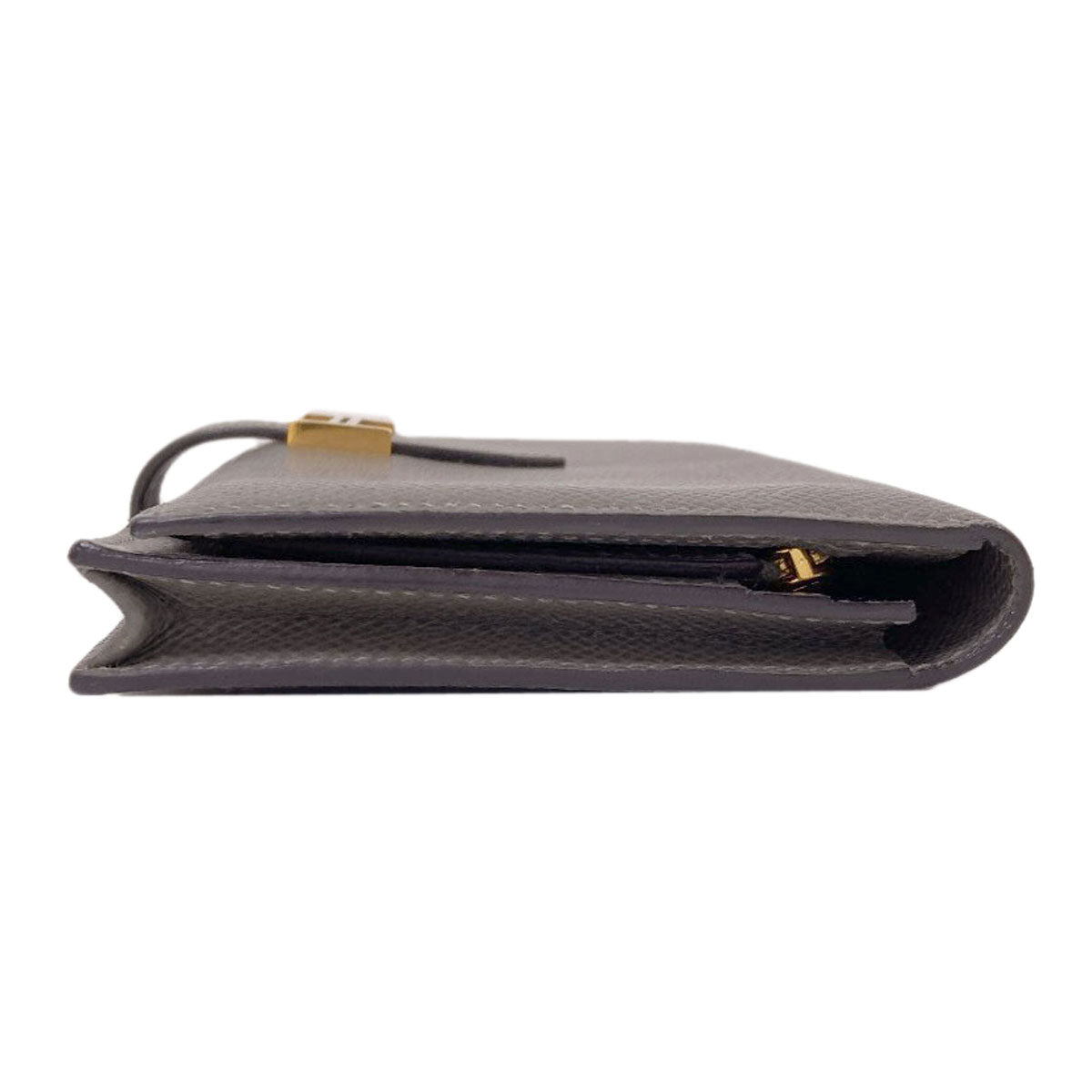 HERMES Beansufla Long wallet (with coin pocket) Epsom Ladies [Used]