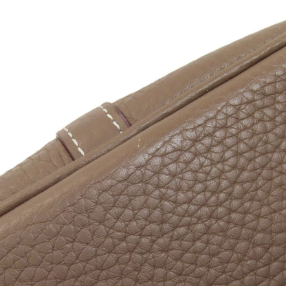 HERMES Picotin Lock MM Etoupe SilverHardware Handbag Taurillon Clemence Ladies [Used]