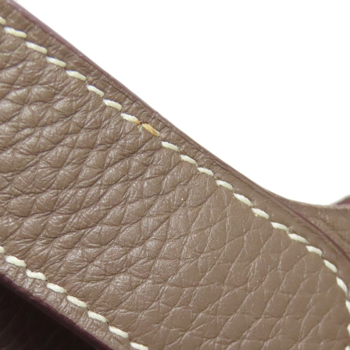 HERMES Picotin Lock MM Etoupe SilverHardware Handbag Taurillon Clemence Ladies [Used]