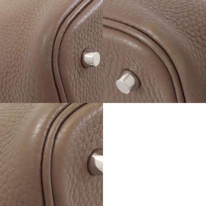 HERMES Picotin Lock MM Etoupe SilverHardware Handbag Taurillon Clemence Ladies [Used]