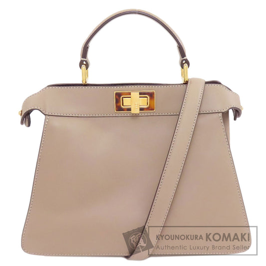 FENDI Peekaboo I See You 2WAY Handbag Calf Ladies [Used]