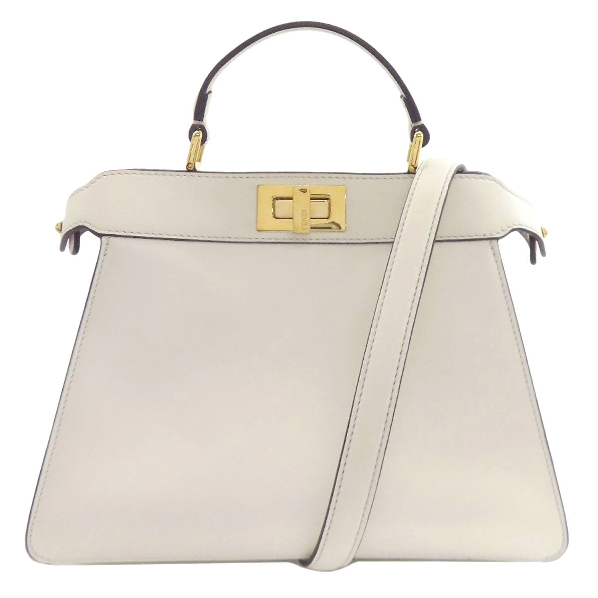FENDI Peekaboo I See You 2WAY Handbag Calf Ladies [Used]