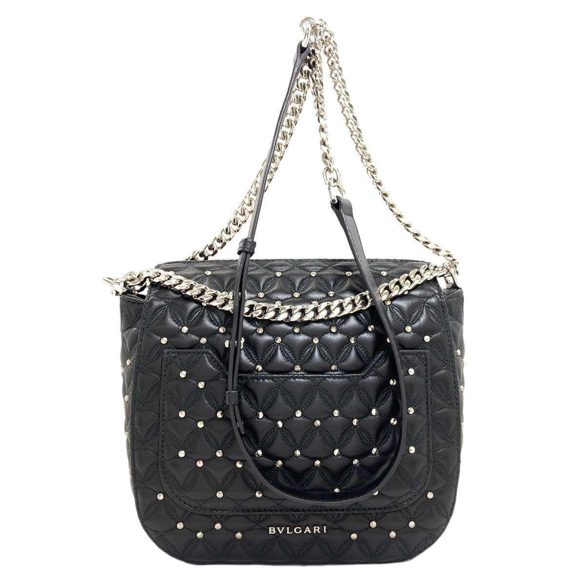 BVLGARI Diva Dream ChainShoulder Shoulder Bag Calf Ladies [Used]