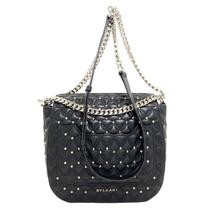 BVLGARI Diva Dream ChainShoulder Shoulder Bag Calf Ladies [Used]