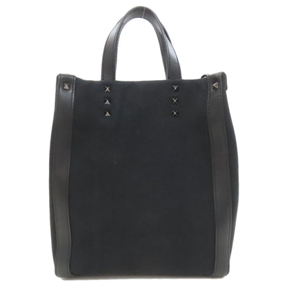 VALENTINO Studs 2WAY Handbag Canvas Ladies [Used]