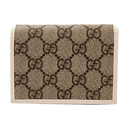 GUCCI 784729 Hattie Stewart Collaboration Mushroom Bifold Wallet with Coin Pocket PVC Ladies [Used]