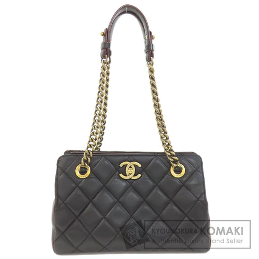 CHANEL ChainShoulder Matelasse GoldHardware Shoulder Bag Lambskin Ladies [Used]