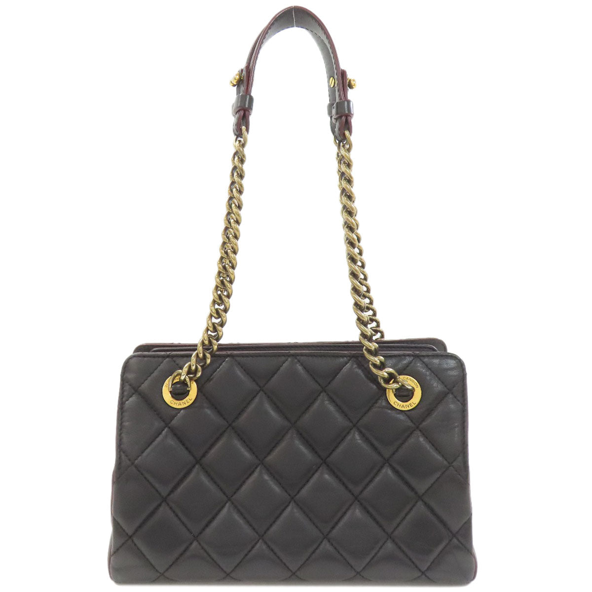 CHANEL ChainShoulder Matelasse GoldHardware Shoulder Bag Lambskin Ladies [Used]