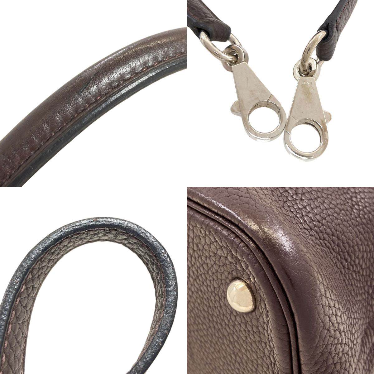 HERMES Bolide31 SilverHardware Handbag Taurillon Clemence Ladies [Used]