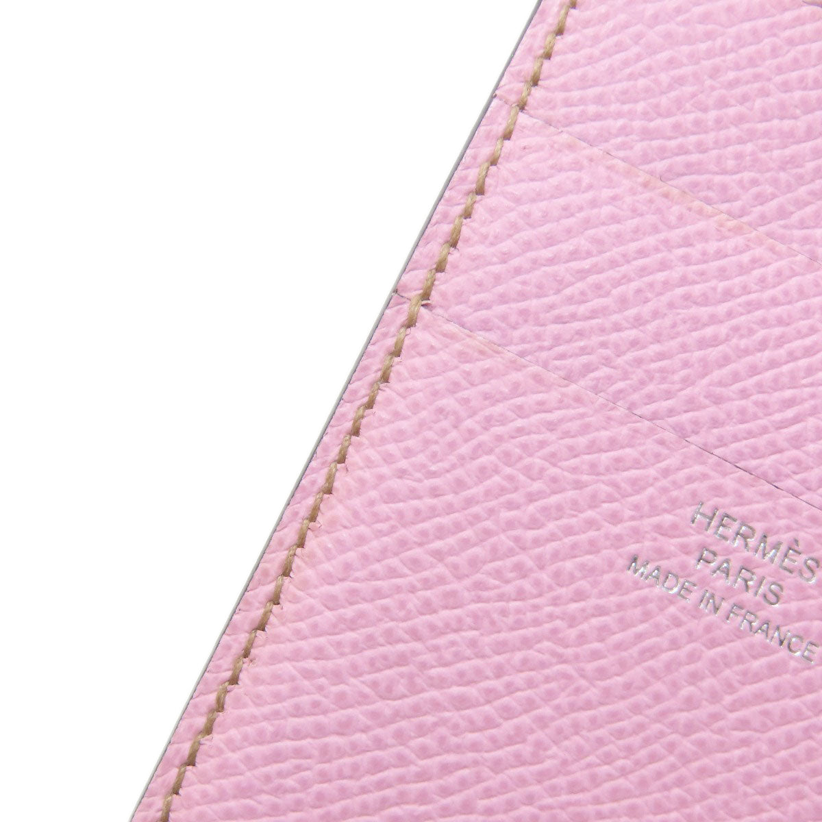 HERMES Bearn Combination Verso SilverHardware Bifold Wallet with Coin Pocket Epsom Ladies [Used]