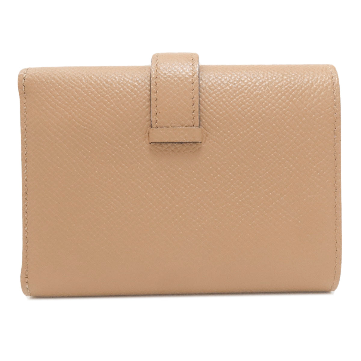 HERMES Bearn Combination Verso SilverHardware Bifold Wallet with Coin Pocket Epsom Ladies [Used]