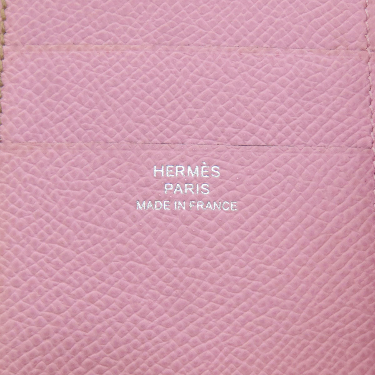 HERMES Bearn Combination Verso SilverHardware Bifold Wallet with Coin Pocket Epsom Ladies [Used]