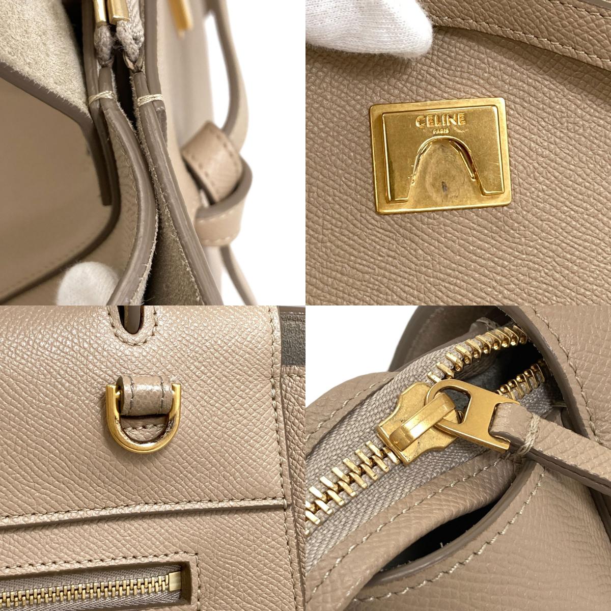 CELINE Micro 2WAY Belt Bag Handbag Calf Ladies [Used]