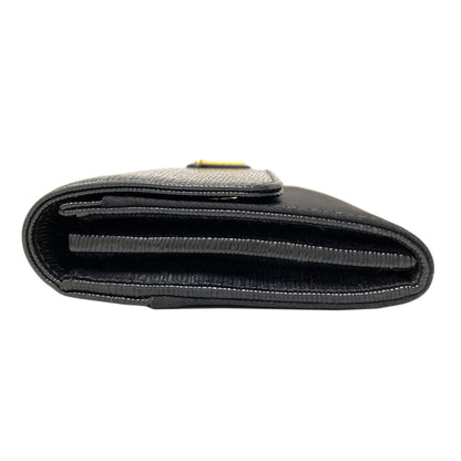 PRADA Triangle Long wallet (with coin pocket) Nylon LeatherLadies [Used]