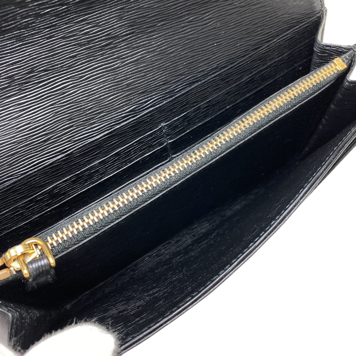 PRADA Triangle Long wallet (with coin pocket) Nylon LeatherLadies [Used]