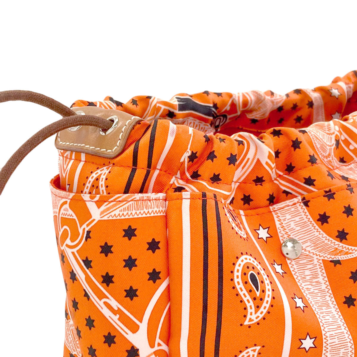 HERMES fullby 25 bag in bag Cosmetics Pouch Canvas Ladies [Used]