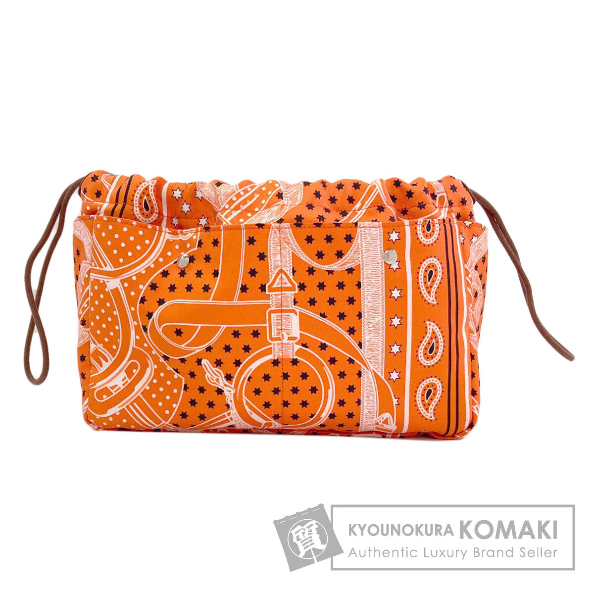 HERMES fullby 25 bag in bag Cosmetics Pouch Canvas Ladies [Used]