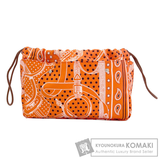 HERMES fullby 25 bag in bag Cosmetics Pouch Canvas Ladies [Used]