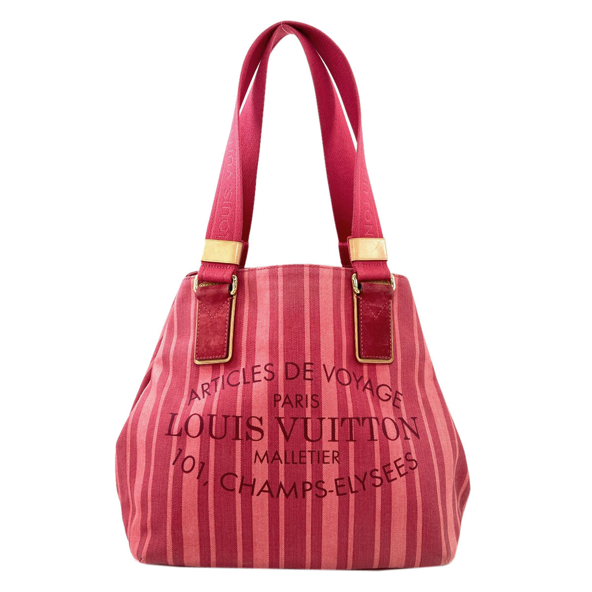 LOUIS VUITTON M94146 Plat'n Soleil Hippo PM Tote Bag Canvas Ladies [Used]