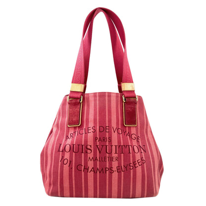 LOUIS VUITTON M94146 Plat'n Soleil Hippo PM Tote Bag Canvas Ladies [Used]
