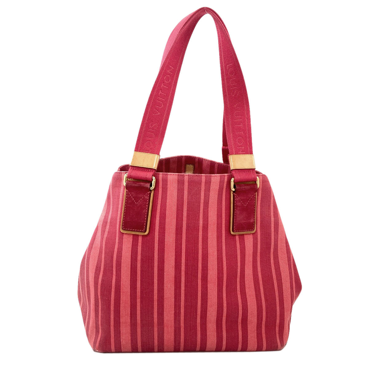 LOUIS VUITTON M94146 Plat'n Soleil Hippo PM Tote Bag Canvas Ladies [Used]