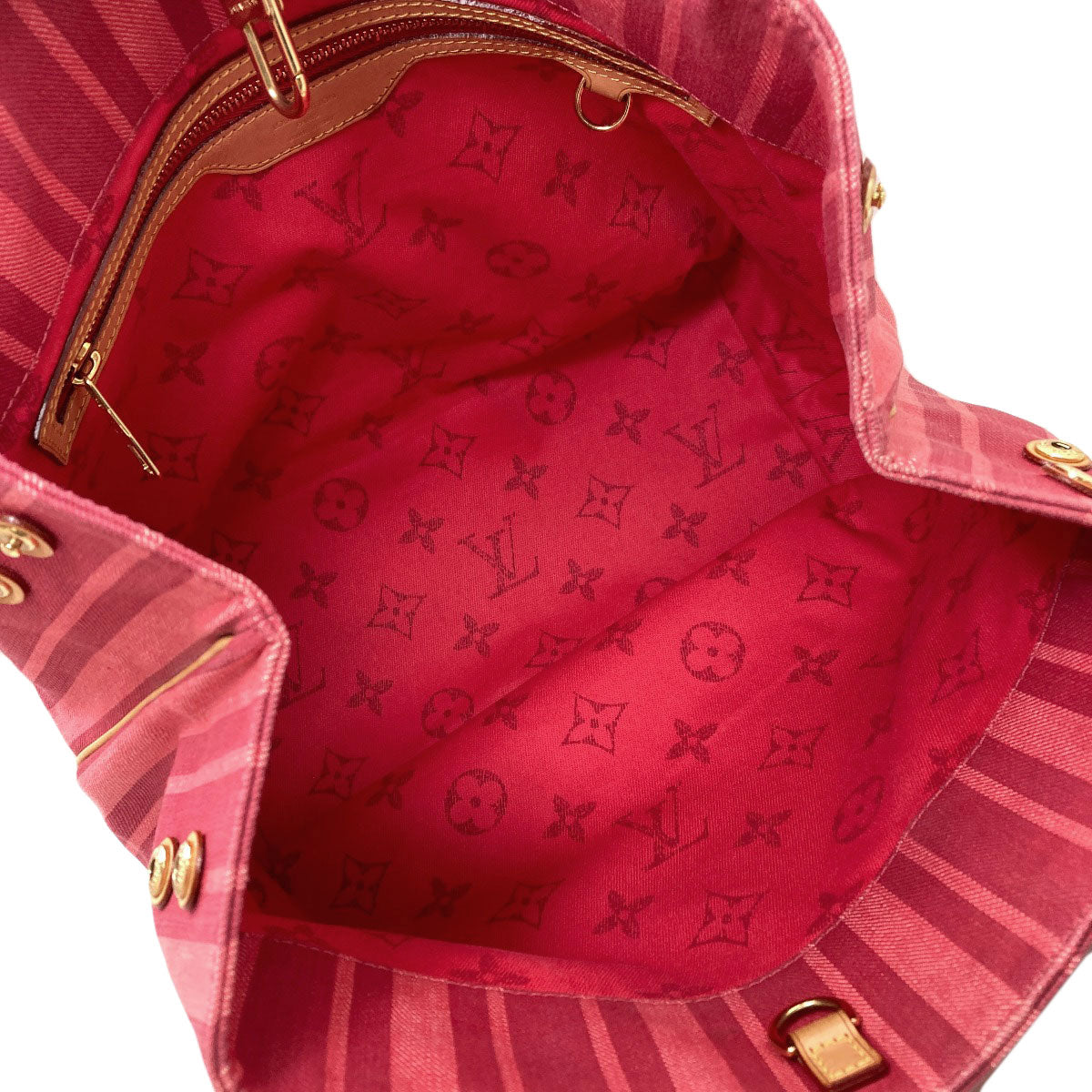 LOUIS VUITTON M94146 Plat'n Soleil Hippo PM Tote Bag Canvas Ladies [Used]
