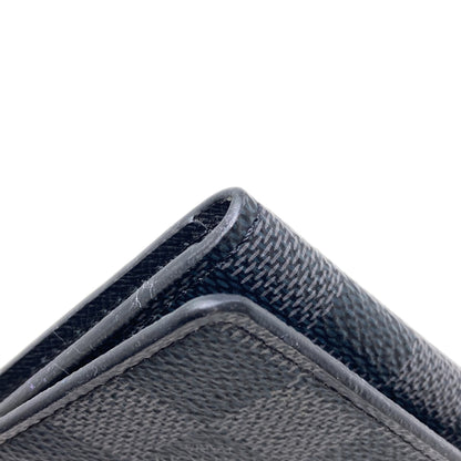 LOUIS VUITTON N63338 Anne Vert Cult De Visit Business Card Holder Card Case Damier canvas Ladies [Used]