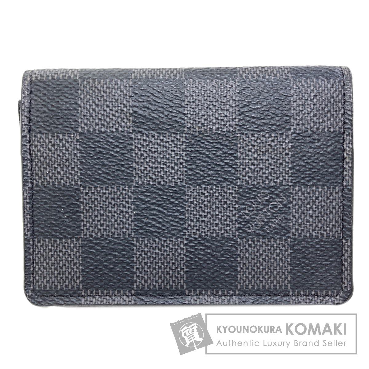 LOUIS VUITTON N63338 Anne Vert Cult De Visit Business Card Holder Card Case Damier canvas Ladies [Used]