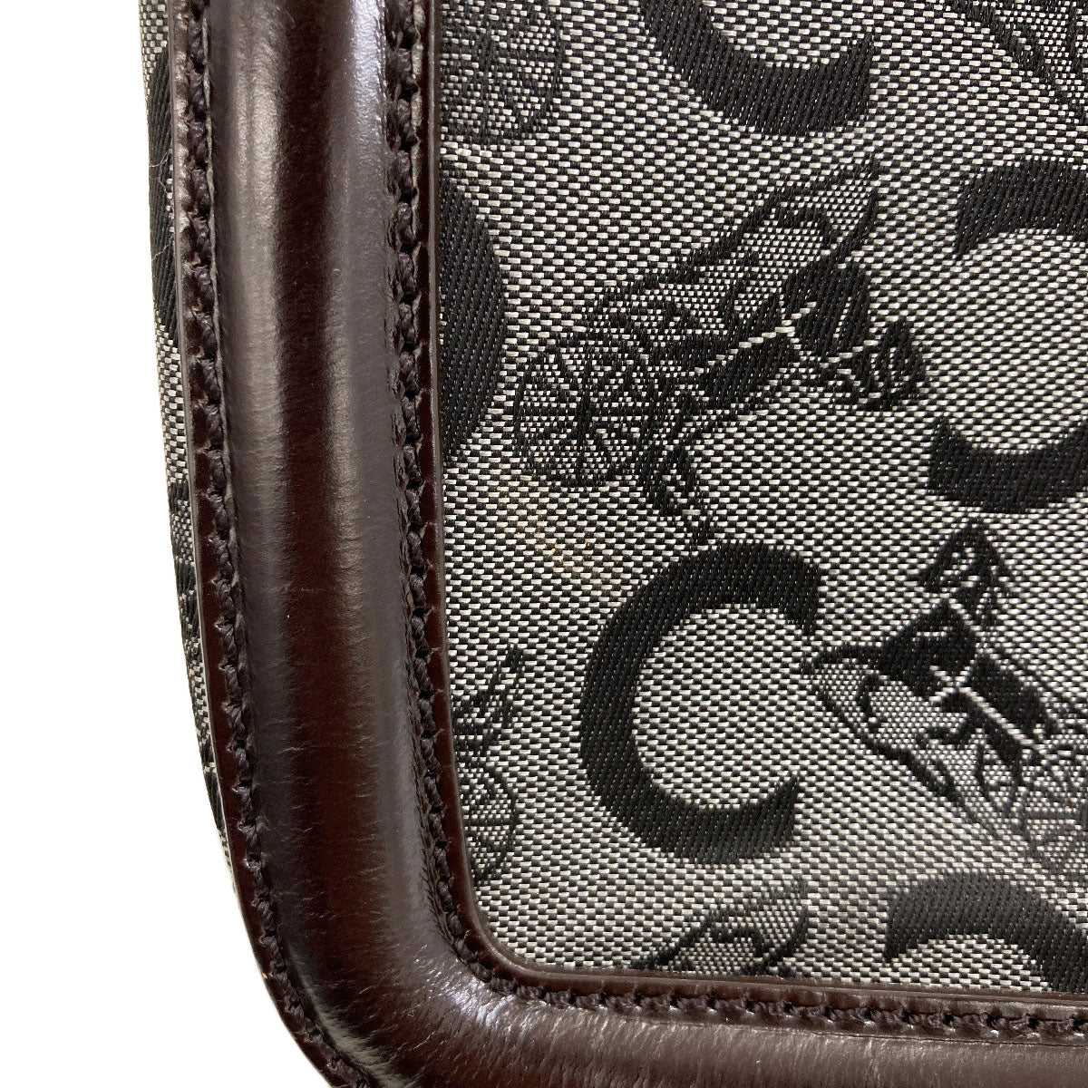 CELINE Boogie Bag C Sulky Handbag Leather CanvasLadies [Used]