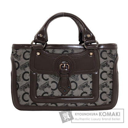 CELINE Boogie Bag C Sulky Handbag Leather CanvasLadies [Used]