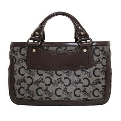 CELINE Boogie Bag C Sulky Handbag Leather CanvasLadies [Used]