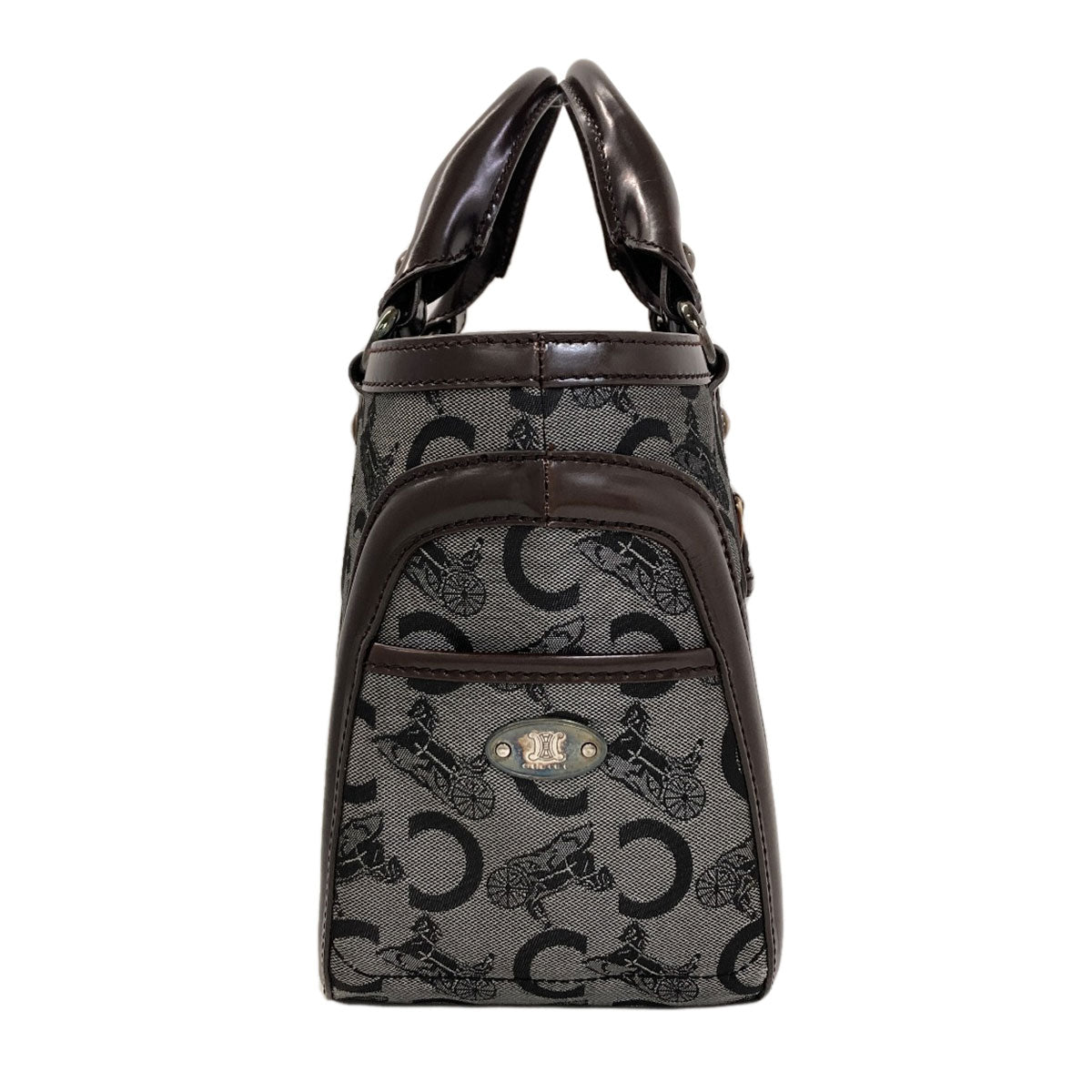 CELINE Boogie Bag C Sulky Handbag Leather CanvasLadies [Used]