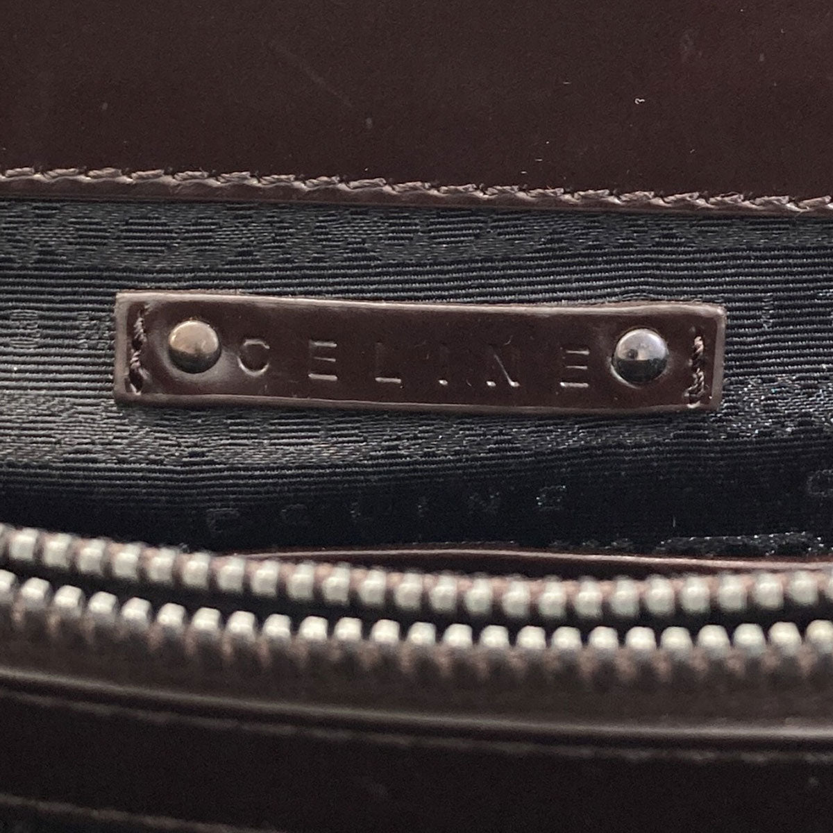 CELINE Boogie Bag C Sulky Handbag Leather CanvasLadies [Used]