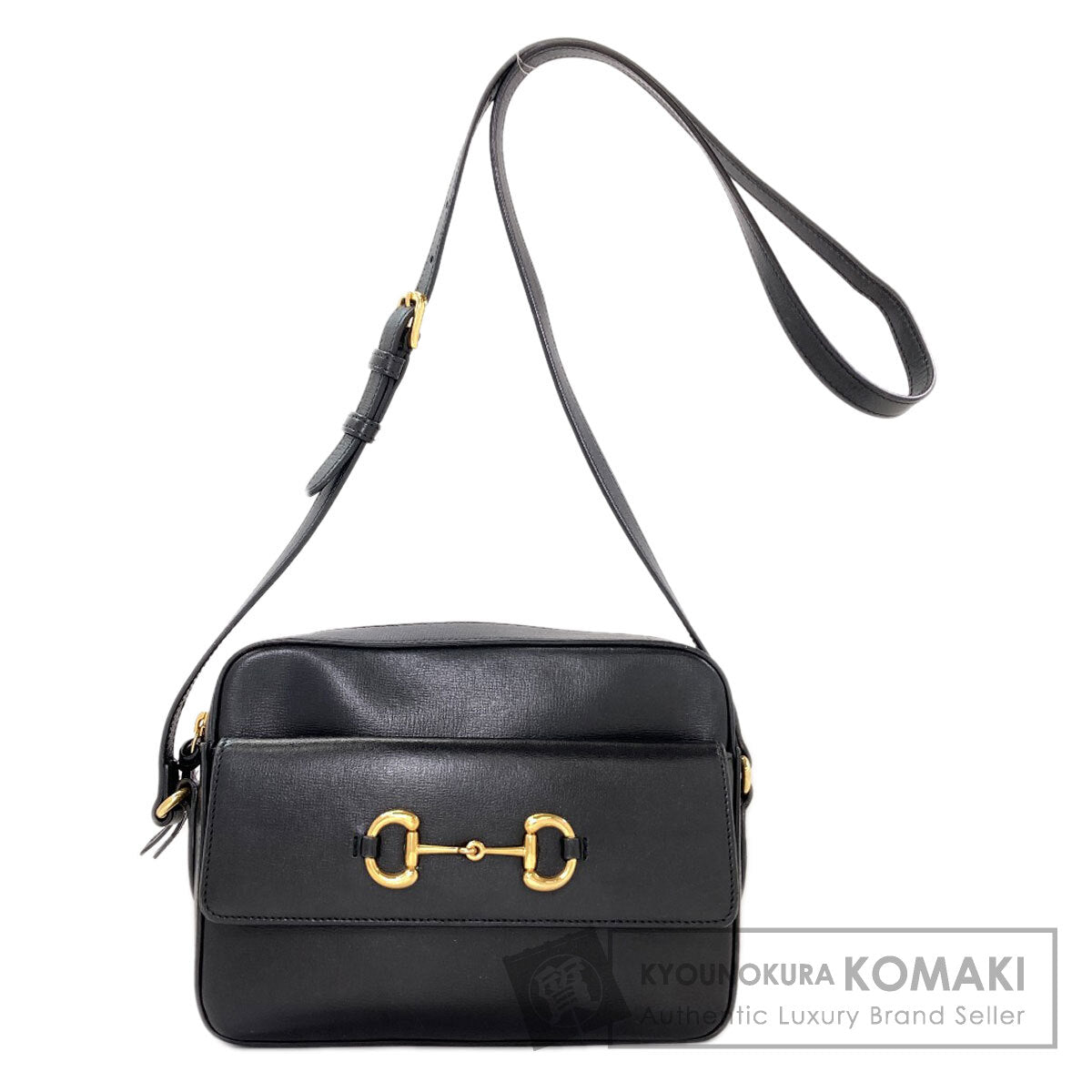 GUCCI 645454 Horsebit Shoulder Bag Leather Ladies [Used]