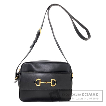 GUCCI 645454 Horsebit Shoulder Bag Leather Ladies [Used]