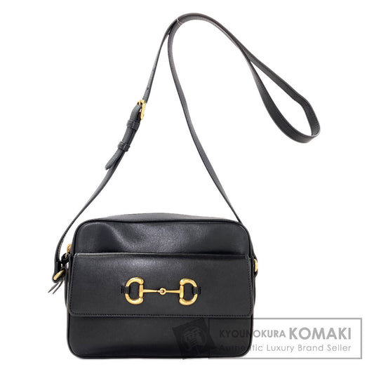 GUCCI 645454 Horsebit Shoulder Bag Leather Ladies [Used]