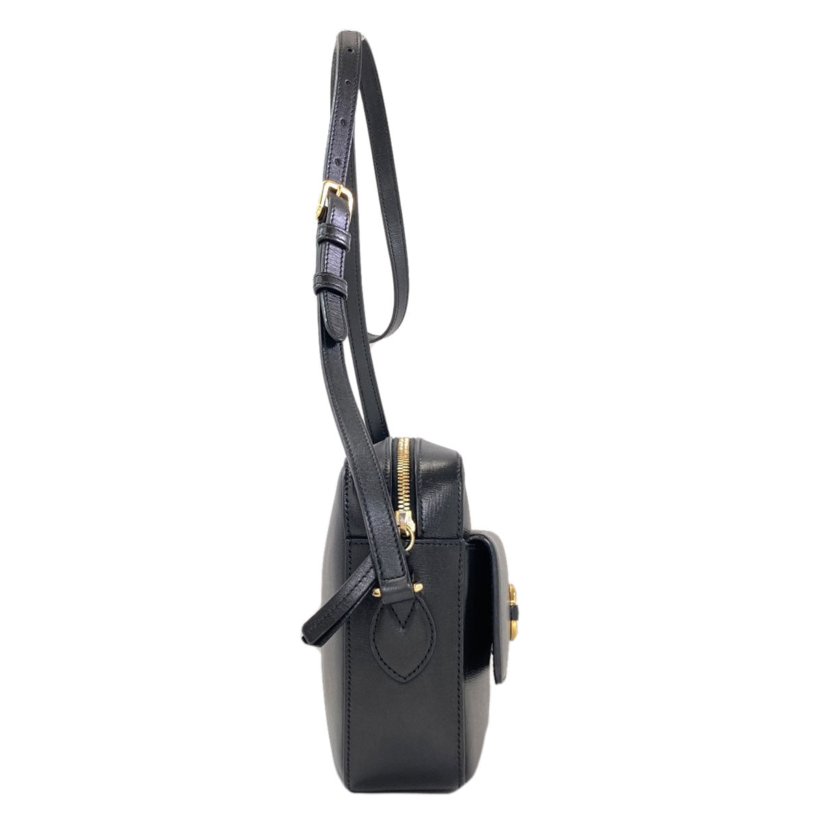 GUCCI 645454 Horsebit Shoulder Bag Leather Ladies [Used]