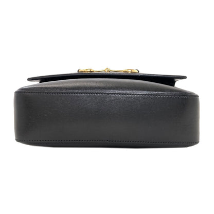 GUCCI 645454 Horsebit Shoulder Bag Leather Ladies [Used]
