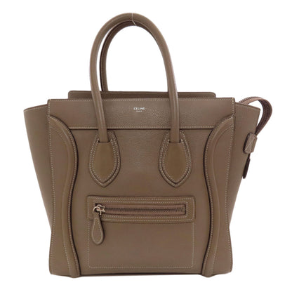 CELINE Luggage micro Handbag Calf Ladies [Used]