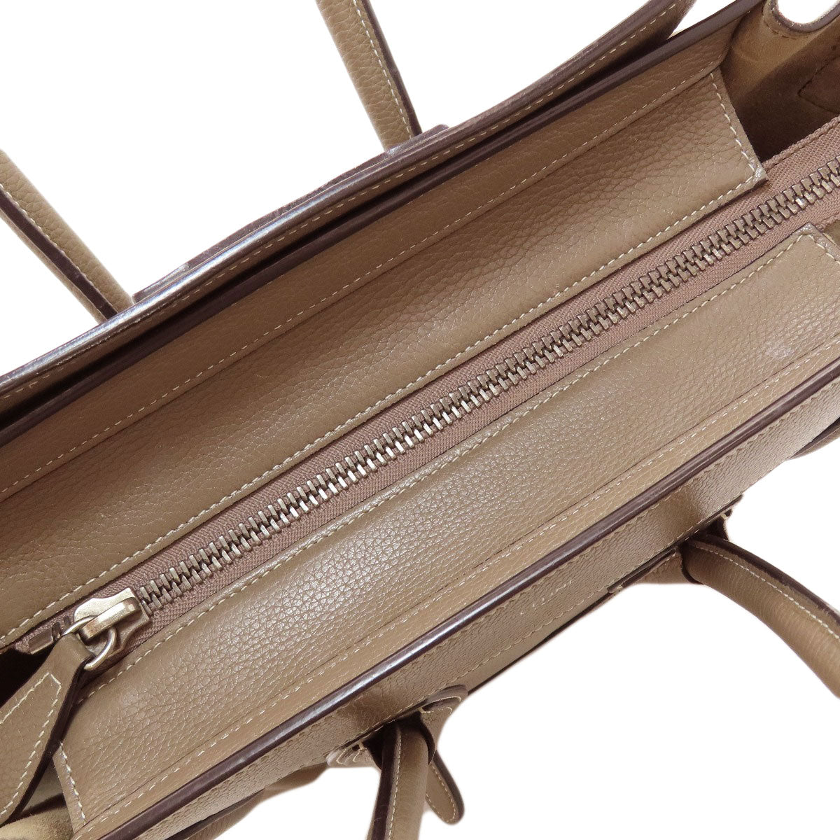 CELINE Luggage micro Handbag Calf Ladies [Used]