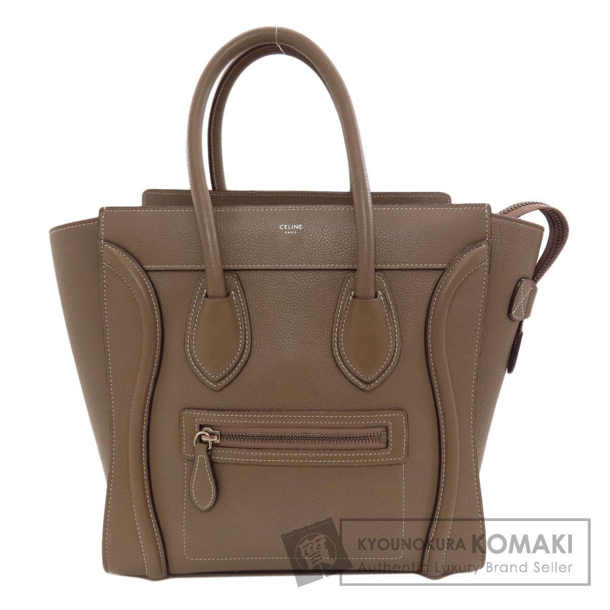 CELINE Luggage micro Handbag Calf Ladies [Used]