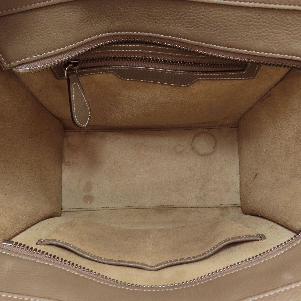 CELINE Luggage micro Handbag Calf Ladies [Used]