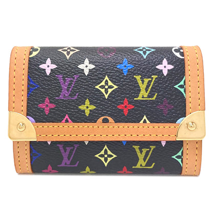 LOUIS VUITTON M92656 Portonet Plat coin purse Monogram Multicolore canvas Ladies [Used]