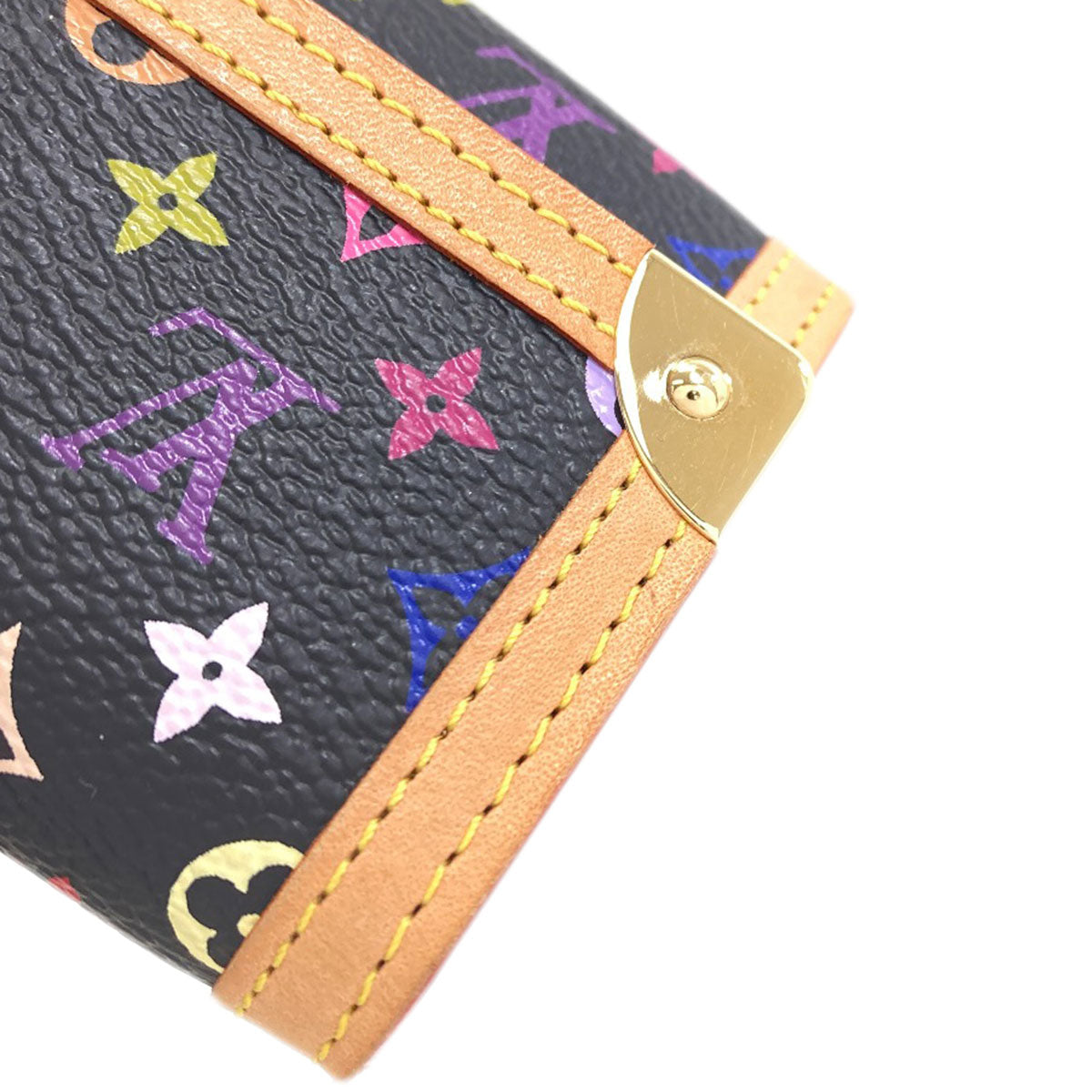 LOUIS VUITTON M92656 Portonet Plat coin purse Monogram Multicolore canvas Ladies [Used]