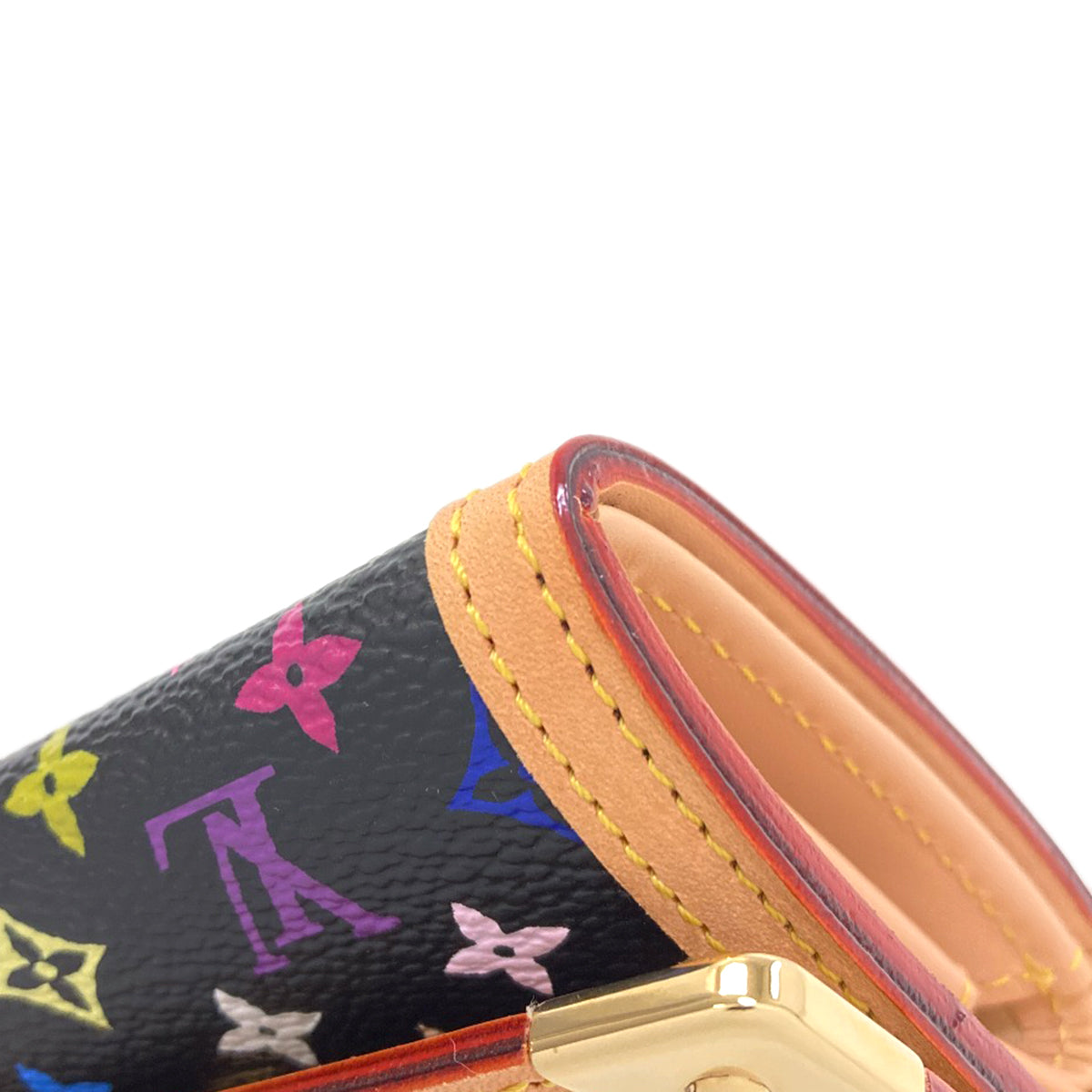 LOUIS VUITTON M92656 Portonet Plat coin purse Monogram Multicolore canvas Ladies [Used]